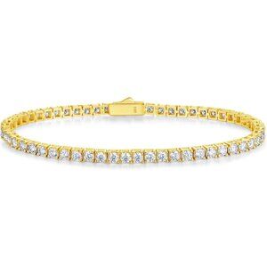 ✨ Fancime Tennis Bracelet Women Yellow Carats Lab-Grown Diamond Sterling Jewelry